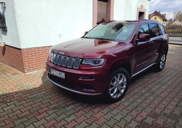 Jeep Grand Cherokee cena 140000 przebieg: 106600, rok produkcji 2019 z Luboń małe 191